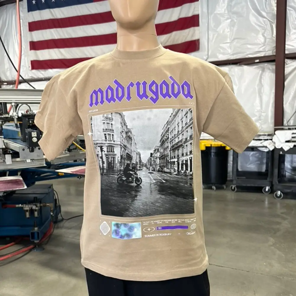 Madrugada simulated process print