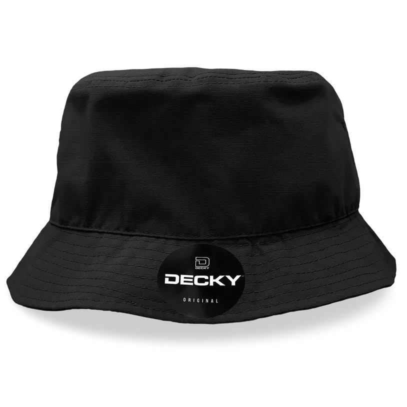 Decky Ripstop Bucket Hat 5301​ in Black