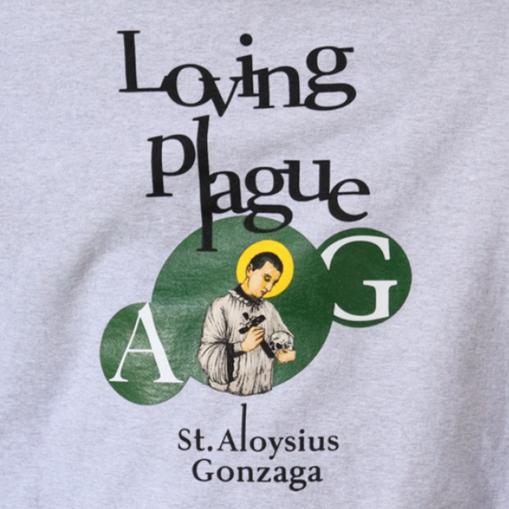 St. Aloysius Gonzaga custom screen printed sweatshirt