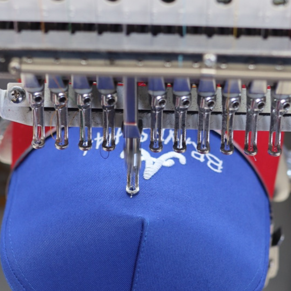 custom baseball hat embroidery design