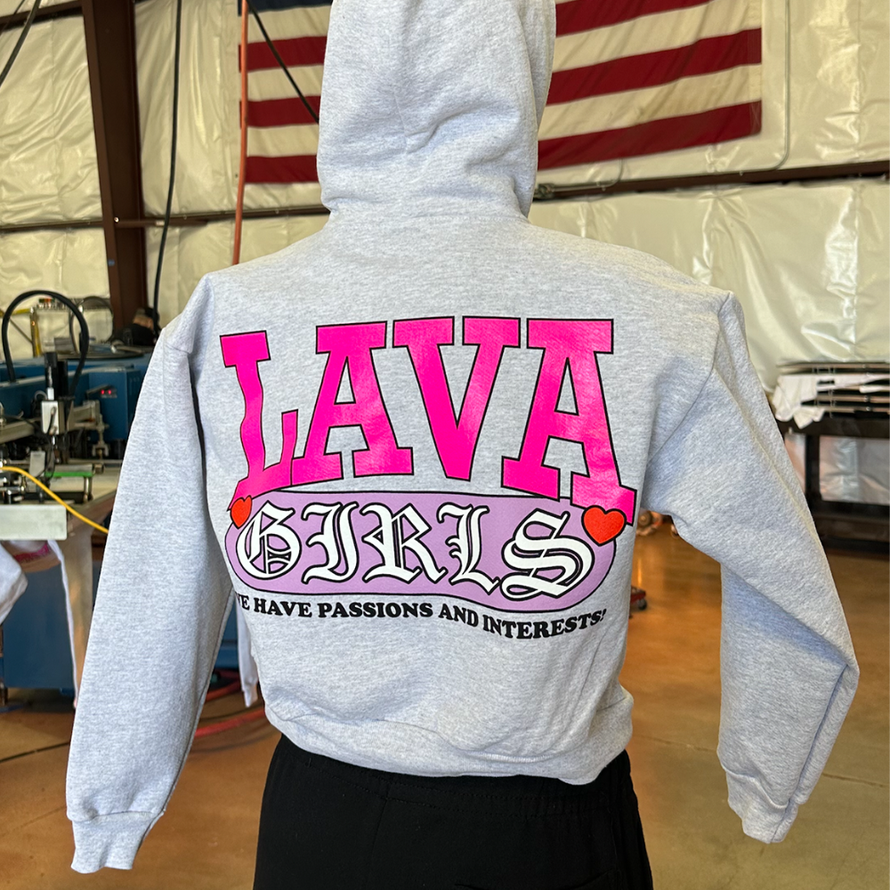 custom screen printed women's hoody