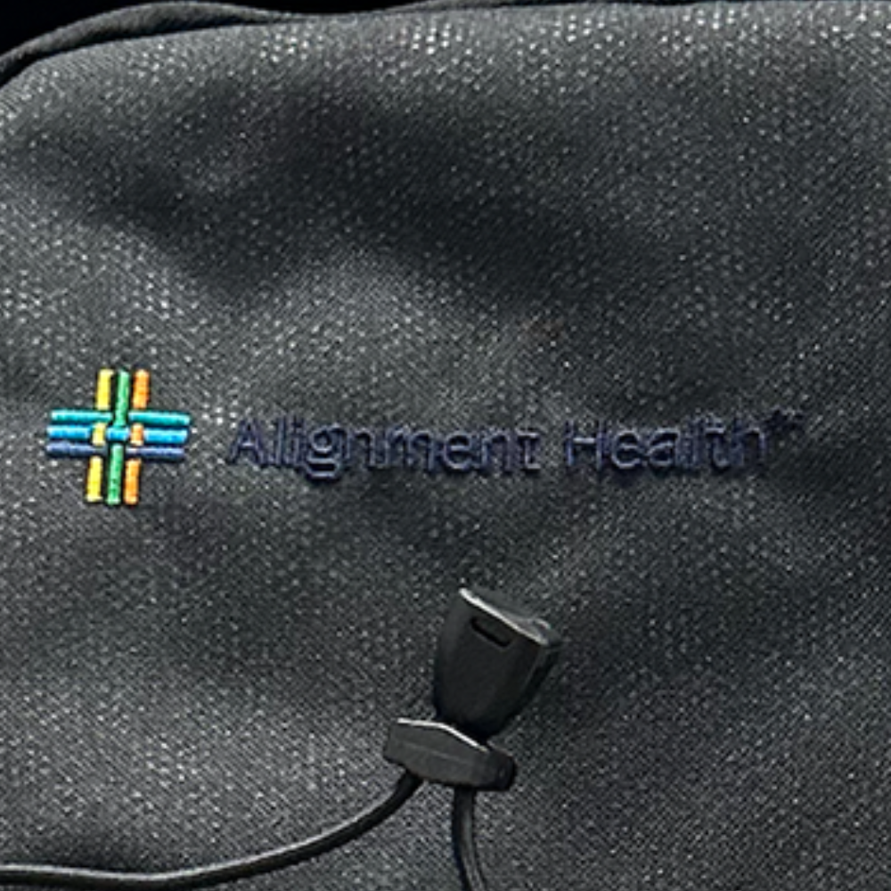 Alignment Health Embroidered Bag