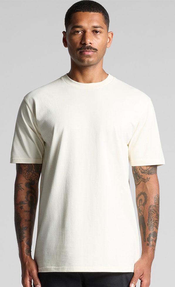 This is a photo of the AS Colour Classic Tee 5026 being worn my a male model.